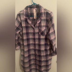 Victorias Secret Sleep Shirt Long Sleeved